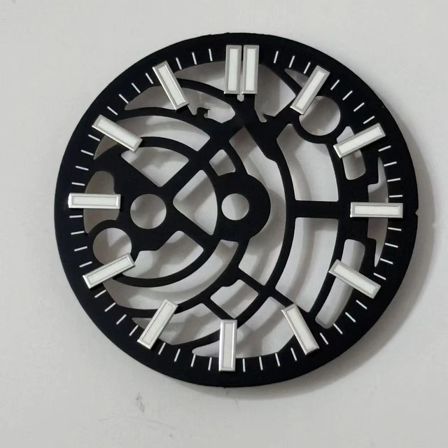 Watch Parts Custom 31.5mm Nh70 Dial Nh71 Nh72 Replacement Accessories Full Luminous Brass Watch Dial Manufacturer