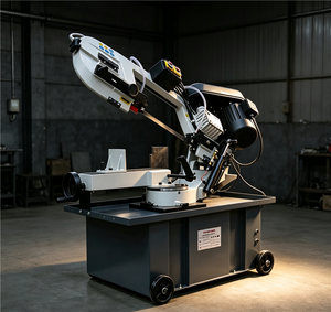 Scie à ruban horizontale semi-automatique industrielle pour la découpe des métaux - Product Image 3