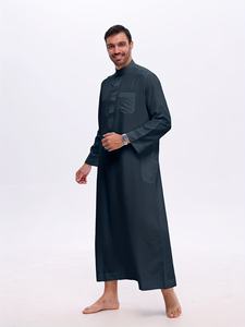 เสื้อคลุมอาหรับสำหรับผู้ชาย AL HARAMAIN - เสื้อคลุมสำหรับละหมาดแขนยาวเนื้อผ้านุ่ม คอตั้ง ทรงหลวม ซักเครื่องได้ ผลิตจากผ้าฝ้ายพิเศษ - Product Image 5
