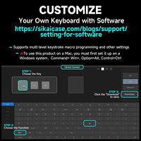 Mini clavier programmable RGB à 3 touches pour Photoshop et jeux, clavier de programmation à touches interchangeables, bouton de copie-colle, mini macropad