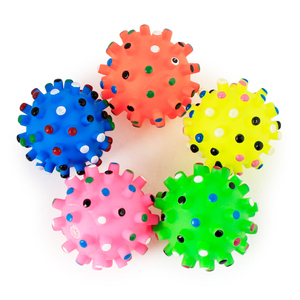 Pet Puppy Dog Squeaky <b>Ball</b> Toys Clean Teeth Spiny <b>Ball</b> Dog Toy Bite Resistant <b>Squeeze</b> Chew Toy - Product Image 5