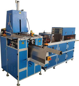 Machine de reliure de livres à couverture rigide semi-automatique avec unité de jointure par pression et empileur - Product Image 2