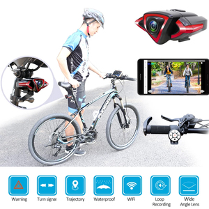 Caméra d'<span class=keywords><strong>action</strong></span> pour vélo 4K/1080P, enregistrement vidéo, caméra de sport, caméra de moto, enregistreur DVR étanche, contrôle par application, accessoires pour vélo - Product Image 2