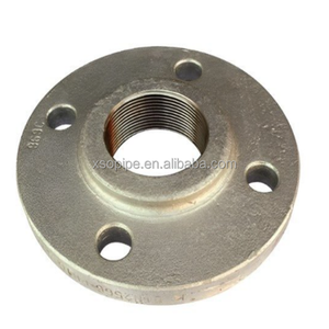 Mặt bích ren thép carbon, mặt nâng lên, mặt phẳng, NPT/BSP, cho ống và giảm tốc, Bộ chuyển đổi mặt bích, tee thép carbon - Product Image 3