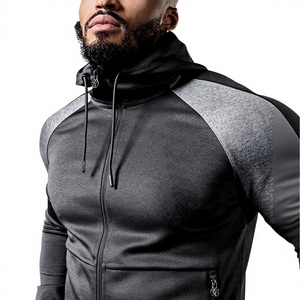 Men Sporty Hooded Zipper <b>Hoodie</b> & Straight Trouser Tracksuit Custom Logo & Designs 100% <b>Polyester</b> Jogging Sports Wears Tracksuit - Product Image 2