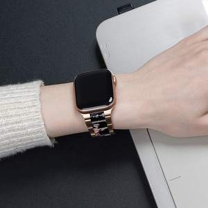 Keepwin in acciaio inox sublimazione grazioso orologio in metallo cinturino con Scruchie per <span class=keywords><strong>Apple</strong></span> <span class=keywords><strong>i</strong></span> <span class=keywords><strong>Watch</strong></span> serie 9 8 7 <span class=keywords><strong>6</strong></span> 5 4 SE - Product Image 2