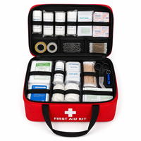 Nouvelle trousse de premiers secours d'urgence en nylon personnalisable YCH 2025, modèle FAB-0005, fabriquée en Chine