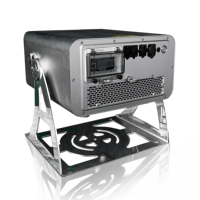 Système de spectacle laser holographique 3D professionnel 40W pour scène extérieure, DMX512 RGB IP65, projection sur écran d'eau pour parcs à thème