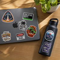 Pegatinas de Vinilo Mate Troqueladas, Logotipo Personalizado, Resistentes a los Rayos UV, Impermeables, Autoadhesivas, para Mercancía al por Mayor