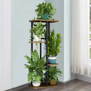 Подставка для садовых угловых балконов, подставка для растений в гостиной, 4 уровня, 5 уровней, полка для комнатных растений