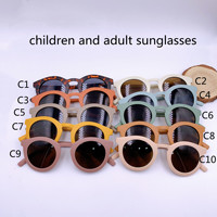 Lunettes de soleil porte-bonheur pour enfants et adultes, 1 ensemble de 2 pièces, accessoires de famille, lunettes Parent-enfant, maman et moi, 2022