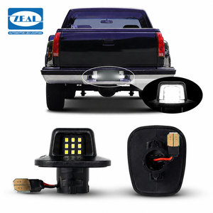 2 lampes de plaque d'immatriculation pour Chevrolet GMC C/K Series Suburban Tahoe Yukon 1988-2006, éclairage de plaque d'immatriculation LED blanc - Product Image 1