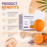 Savon Nettoyant Corporel Hydratant Purifiant les Pores, Élimine les Odeurs, Fraîcheur Durable, au Kaki et à la Lavande - Meilleure Vente