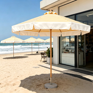 Best Price Large Outdoor Commercial Aluminum <b>Windproof</b> Durable Folding Arm Retractable Patio <b>Umbrella</b> for Hotels Restaurants - Product Image 2