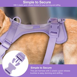 OEM Manufacturer Multicolor No Pull <strong>Dog</strong> <strong>Harness</strong> Front Clip Heavy Duty Reflective Easy Control Handle for Small Large <strong>Dog</strong> Walking - Product Image 5