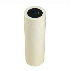 Custom Business <b>Gift</b> Led Digital Temperature Display Smart Stainless Steel Insulated Vacuum Reminder Thermos Water Bottle Flask - Product Image 1