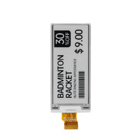 2.9 Inci SPI 2-Warna IPS EPD (128*296)-Layar Eink Hemat Daya dengan Lampu Latar LED, Pemasangan Permukaan, Label Pintar untuk Ritel dan IoT