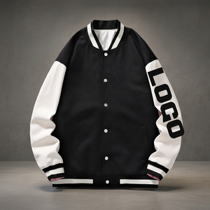 Veste universitaire en toile d'hiver OEM, matériau de haute qualité pour la fabrication en gros - Product Image 3