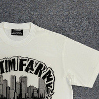 Kaos Katun 100% Produsen Pakaian Pria Kaos Streetwear Kustom Kaos Oversize Lengan Pendek Model Drop Shoulder