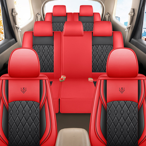 Housses <span class=keywords><strong>de</strong></span> siège <span class=keywords><strong>de</strong></span> voiture universelles en cuir PVC, ensemble complet pour voitures 7 places, compatibles avec BMW, Highlander, Previa, Odyssey - Product Image 2