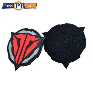 3d Design Pvc Patch Rubber Garment Bags Custom Logo Soft Pvc Patches No Minimum 3D Pvc Leather Patch