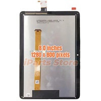 Écran de remplacement IPARTS neuf pour Fire HD 8 2024 14e génération R24SB8, assemblage d'écran tactile LCD noir
