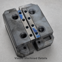 Service de fraisage de précision CNC sur mesure JXD Machining par électroérosion à fil pour blocs d'outillage et supports en acier trempé - OEM/ODM +/-0,01 mm