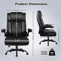 Chaise de bureau de direction robuste à dossier réglable et appui-tête, idéale pour les bureaux et les immeubles de bureaux - Meilleures ventes