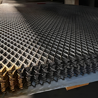 Panel de Techo Ligero de Metal Expandido de Aluminio con Aberturas en Forma de Diamante para Decoración de Interiores y Techos Falsos
