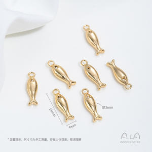 Colgantes de <span class=keywords><strong>la</strong></span> Serie Vida Marina con Fuerte Galvanoplastia <span class=keywords><strong>y</strong></span> Chapado en Oro de 14K, Delfín, Estrella de Mar, Concha <span class=keywords><strong>y</strong></span> <span class=keywords><strong>Ballena</strong></span>, Accesorios para Joyería DIY - Product Image 6