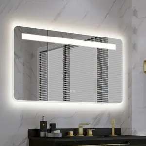 Fullkenlight पानी के सबूत बाथरूम दर्पण रहने वाले स्नान होटल आयत नेतृत्व में प्रकाश स्मार्ट दर्पण