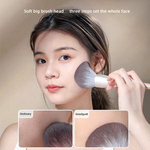 Goodgudi professionnel unique grand fond de <span class=keywords><strong>teint</strong></span> <span class=keywords><strong>pinceau</strong></span> de maquillage visage poudre libre doux moelleux cosmétique <span class=keywords><strong>pinceau</strong></span> de beauté pour le maquillage - Product Image 4