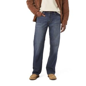 Jean en denim bleu coupe droite pour homme, pantalon tissé pour le streetwear quotidien, prix de gros, conception personnalisée OEM, respirant - Product Image 1