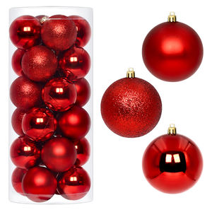 TANG XI Palline Decorative per Albero di <span class=keywords><strong>Natale</strong></span>, Oro Rosa, Infrangibili, Decorazioni Sospese, 6cm, 24 Pezzi, Palline Decorative per <span class=keywords><strong>Buon</strong></span> <span class=keywords><strong>Natale</strong></span> - Product Image 2