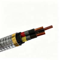 Cable ESP de Cobre QYHEQY Resistente a Altas Temperaturas, Aislamiento EPDM, Anticorrosión por Aceite y Gas, Clasificación IP65 para Aceite Pesado