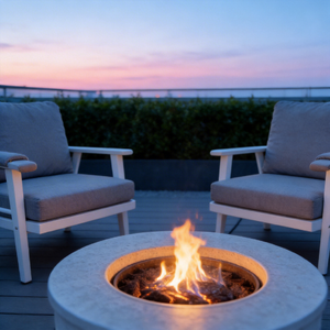 Ensemble <span class=keywords><strong>de</strong></span> <span class=keywords><strong>salon</strong></span> <span class=keywords><strong>de</strong></span> <span class=keywords><strong>jardin</strong></span> toutes saisons avec structure en métal antirouille et sièges profonds, idéal pour les projets contemporains <span class=keywords><strong>de</strong></span> resorts et d'hôtels - Product Image 6