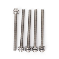 Vis à trois combinaisons antivol en acier inoxydable standard SUS304/SUS316, haute qualité, antirouille, pour les acheteurs de fixations