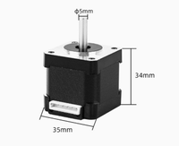 Kit moteur pas à pas Nema 14, 1,8 degré, 42 mm, 2 phases, 4 fils, hybride, pour imprimante 3D, machine de gravure CNC, DC 12V/24V, 0,4-1,2 kW