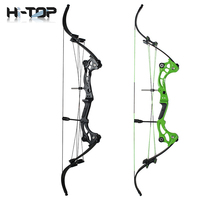 Hitop – ensemble de tir à l'arc indien vert composé d'arc hybride recourbé, arcs et flèches traditionnels turcs pour la chasse en plein air, prix de 40-55lbs