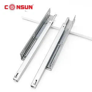 Concealed Single Soft Closing Undermount Drawer Slides Guides Kitchen Cabinet