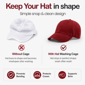 Baseball Caps Hat Cleaner Hat Storage Hat Washer for Washing Machine for Adult Kid - Product Image 6