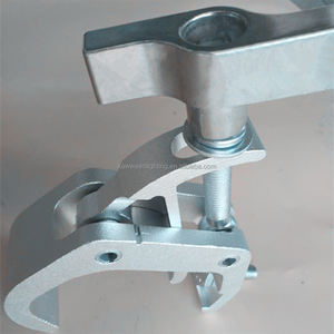 Klem Truss Pelepasan Cepat Aluminium Perak Lampu Panggung Kepala Bergerak Kait Lampu Cakar Elang Dipertebal dan Diperbesar - Product Image 5