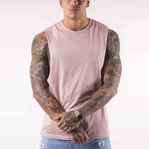 Wholesale Men's Super Comfortable Sporty Gym <b>Workout</b> <b>Tank</b> <b>Tops</b> Custom Logo Muscle Stringer Athletic Knitted <b>Tank</b> <b>Top</b> - Product Image 4