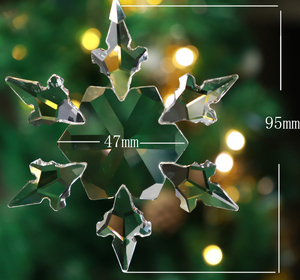 New Design Christmas Gift Personalized Crystal Snowflake <b>Ornament</b> for Holiday Decoration - Product Image 6