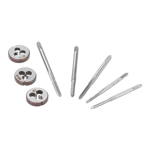 HSS filo sinistro rubinetto & Die Set Kit di utensili da taglio con per custodia utensile a mano per elementi di fissaggio filettati - Product Image 4