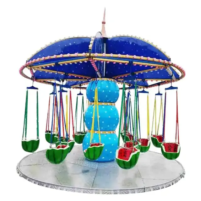 Indoor- und Outdoor-Spielplatz Merry-Go-Round-Fliegersessel-Schaukel für Kinder Outdoor-Vergnügungsgeräte