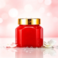Pot à capsules de couleur unie de haute qualité de 70 ml avec couvercle en métal aluminium pour le stockage en apothécairie avec couvercle en plastique côtelé