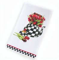 Lot de torchons de cuisine 100 % coton à motif floral, tissage gaufré, ultra doux et absorbant, vente en gros