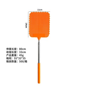 Raquette à moustiques télescopique 80 cm en acier inoxydable extensible pour usage au plafond - Product Image 3