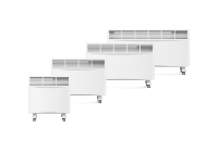 OEM ODM Chauffage par convection 1000/2000W, radiateur électrique portable à panneau métallique mural avec prise UK et contrôle WiFi